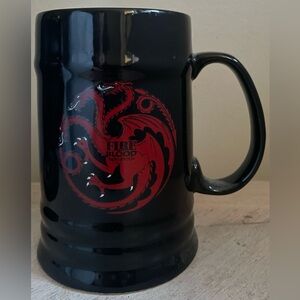 New - Game of Thrones Fire Blood Targaryen Beer Stein/Mug